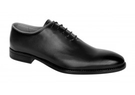 Pantofi barbati eleganti din piele naturala de culoare neagra - GKR200N